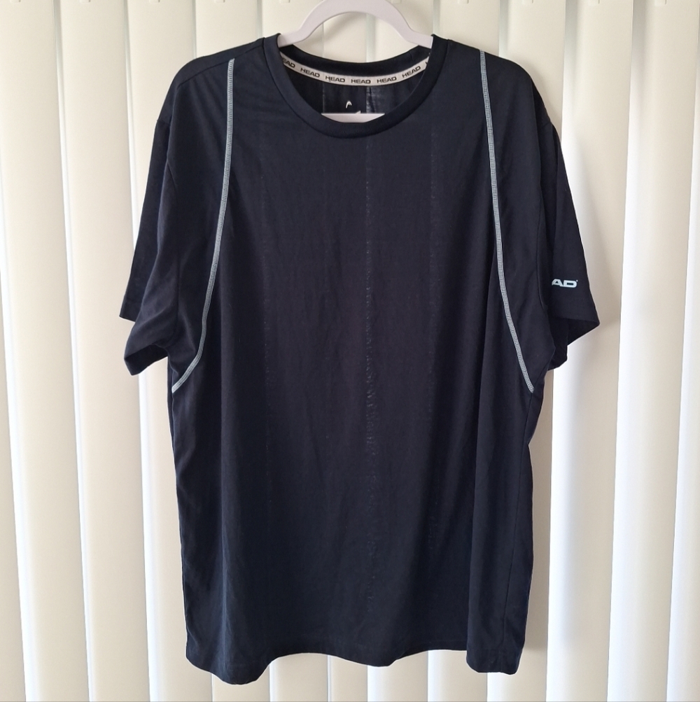 HEAD Solid Blue T-Shirt